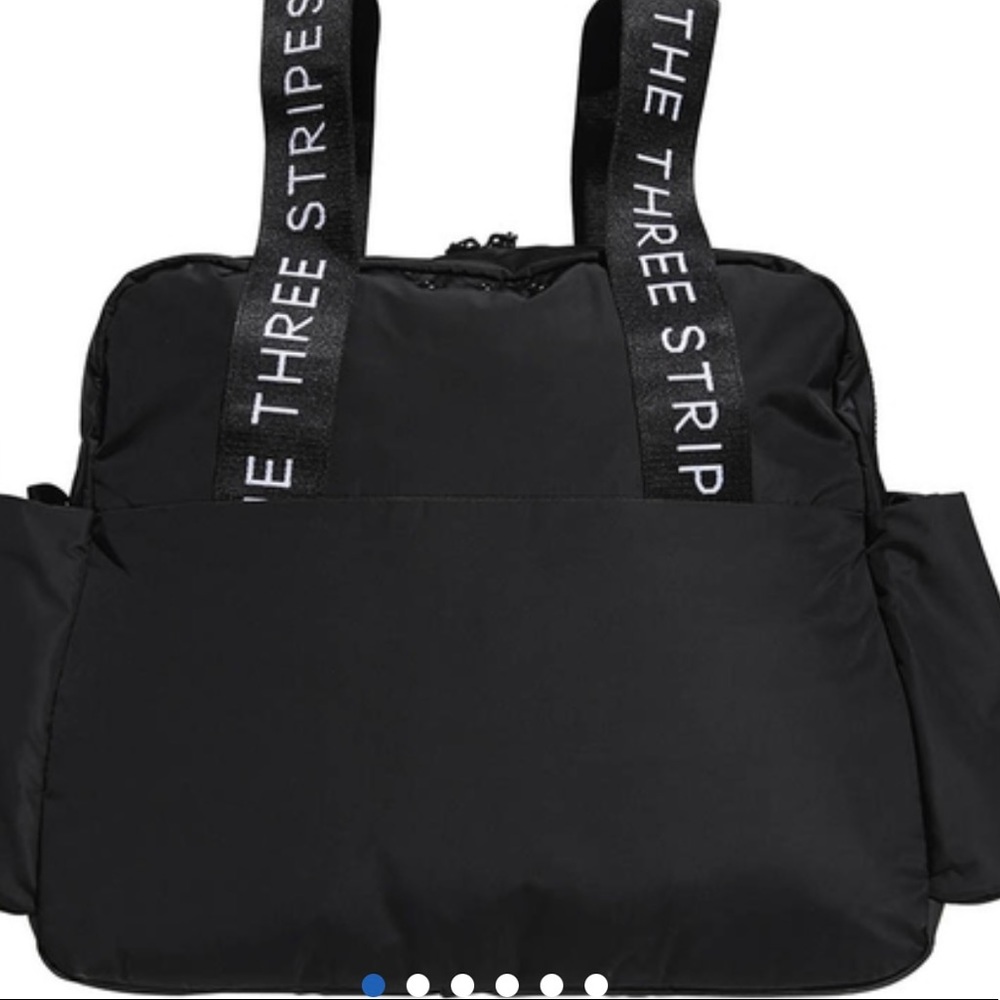 Adidas Sport to Street Tote - Black with Hot Pink Interior